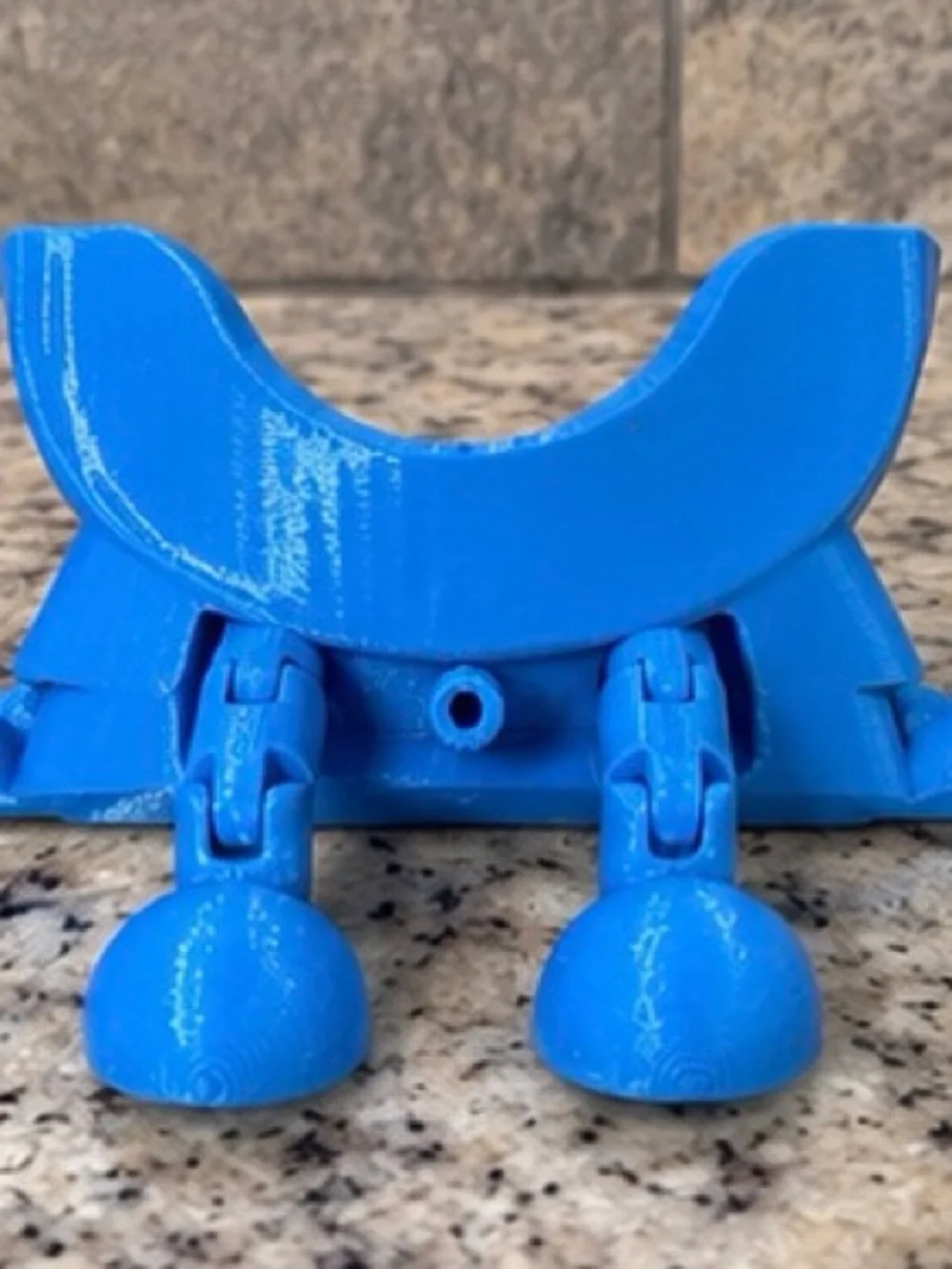 Blue 3D Printed Sponge Holder Kitchen Sink Organizer